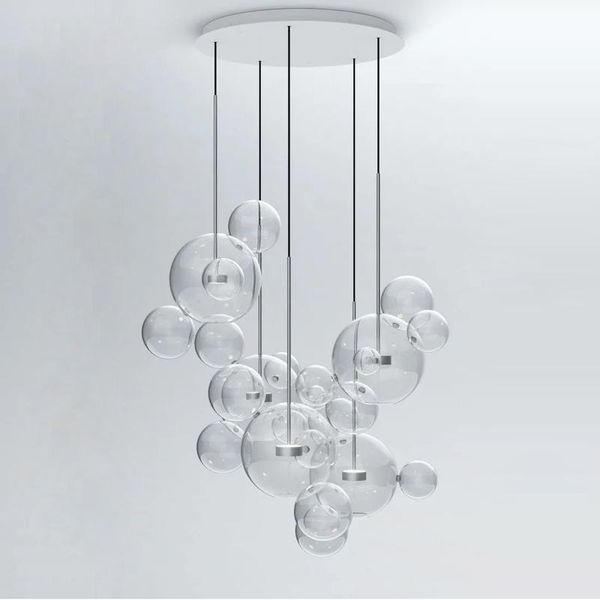 chandeliers led nordic silver gold black white iron glass bubbles lustre chandelier lighting suspension luminaire lampen for foyer
chandeliers led nordic silver gold black white iron glass bubbles lustre chandelier lighting suspension luminaire lampen for foyer