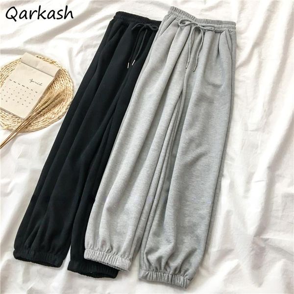 women's pants & capris women bundles casual solid workout students jogging loose couple soft females trousers fashion, Black;white
women's pants & capris women bundles casual solid workout students jogging loose couple soft females trousers fashion, Black;white