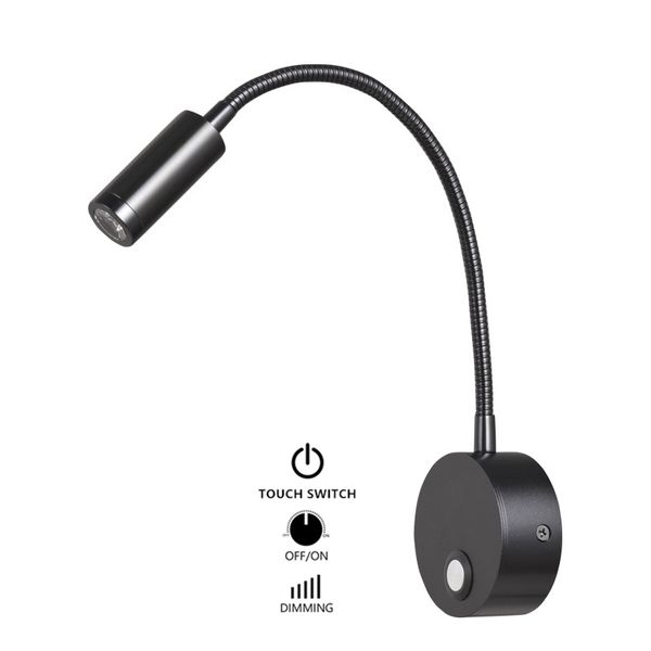 tokili flexible arm wall light led lamp 3w hardwired touch dimmer reading lights surface mount adjustable gooseneck narrow beam inbuilt driv
tokili flexible arm wall light led lamp 3w hardwired touch dimmer reading lights surface mount adjustable gooseneck narrow beam inbuilt driv