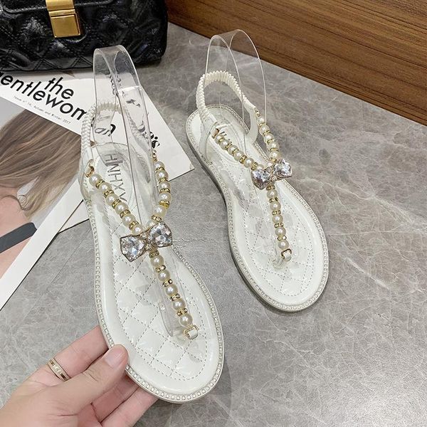 sandals women's 2021 summer rhinestone women flat and slippers pearl roman casual shoes wedding party, Black
sandals women's 2021 summer rhinestone women flat and slippers pearl roman casual shoes wedding party, Black