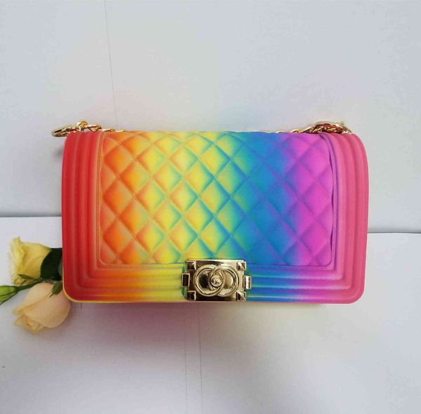 handbag 2021 women's bag fashion lingge single shoulder chain colorful cross jelly, Black;red
handbag 2021 women's bag fashion lingge single shoulder chain colorful cross jelly, Black;red