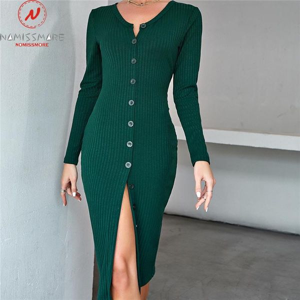 casual dresses elegant women solid color pencil dress single-breasted design v-neck long sleeve mid waist spring autumn slim hips knitted, Black;gray
casual dresses elegant women solid color pencil dress single-breasted design v-neck long sleeve mid waist spring autumn slim hips knitted, Black;gray