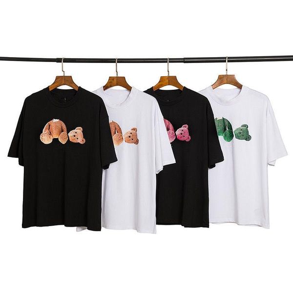 2022 summer men's and women's t shirts stylist tees same palm palms angels printed short sleeve truncated bear t-shirt, White;black
2022 summer men's and women's t shirts stylist tees same palm palms angels printed short sleeve truncated bear t-shirt, White;black