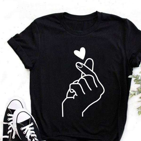 womens t shirt harajuku love cotton t shirt female heart gesture print black shirts girls summer fashion clothes, White
womens t shirt harajuku love cotton t shirt female heart gesture print black shirts girls summer fashion clothes, White