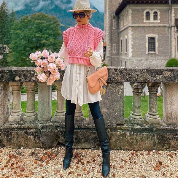 women's sweaters pretty pink vest women cable knit sleeveless knits jumper pullovers cropped tank gvqc, White;black
women's sweaters pretty pink vest women cable knit sleeveless knits jumper pullovers cropped tank gvqc, White;black