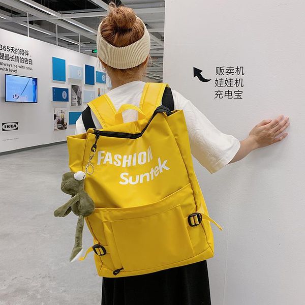 backpack fashion casual large-capacity men women couple backpacks travel bag student school with cute doll mochila
backpack fashion casual large-capacity men women couple backpacks travel bag student school with cute doll mochila