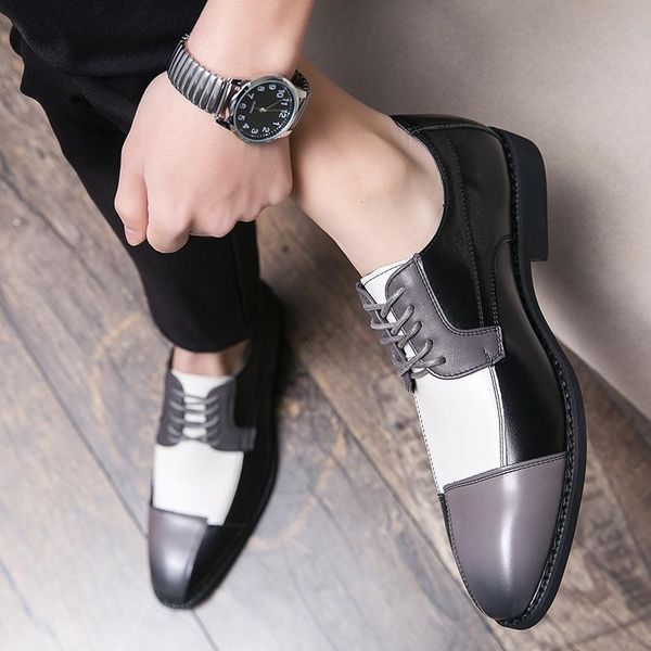 dress shoes men large sizes formal party luxury high-end custom social male oxford fashion elegant leather shoe grey, Black
dress shoes men large sizes formal party luxury high-end custom social male oxford fashion elegant leather shoe grey, Black