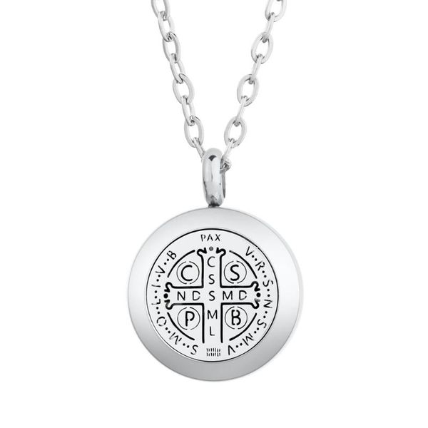 pendant necklaces st. benedict necklace 316l stainless steel diffuser locket magnetic essential oil jewelry, Silver
pendant necklaces st. benedict necklace 316l stainless steel diffuser locket magnetic essential oil jewelry, Silver