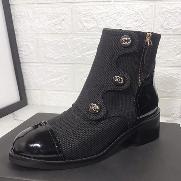 boots classic patchwork autumn women shoes metal buckle botas chunky bottine femme street black casual chaussure
boots classic patchwork autumn women shoes metal buckle botas chunky bottine femme street black casual chaussure