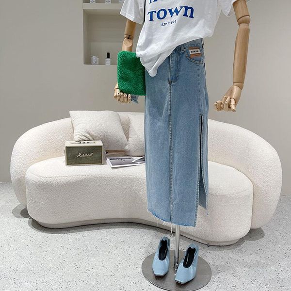 skirts women's spring summer 2021 fashion retro slim mid length high waist denim skirt, Black
skirts women's spring summer 2021 fashion retro slim mid length high waist denim skirt, Black
