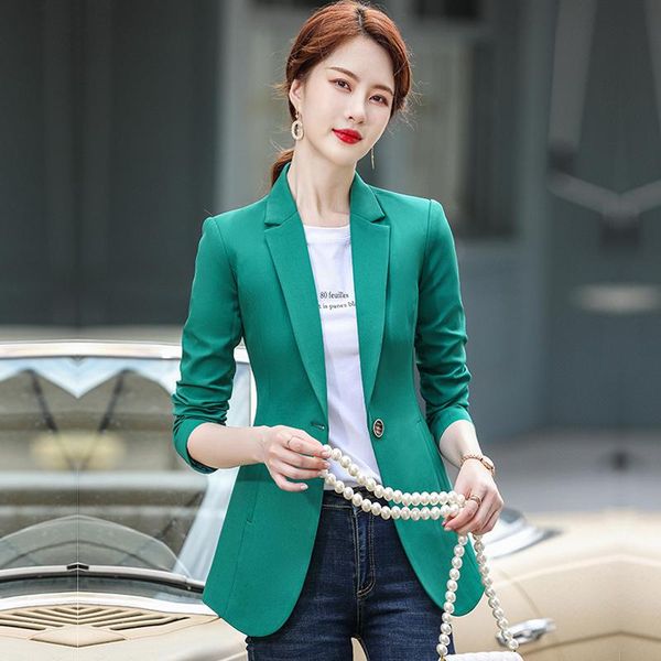 women's suits & blazers autumn winter formal jackets coat ol style long sleeve business women work wear professional outwear blaser, White;black
women's suits & blazers autumn winter formal jackets coat ol style long sleeve business women work wear professional outwear blaser, White;black