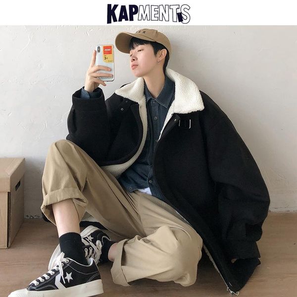 men's jackets kapments men colorful solid harajuku autumn jacket 2021 japanese streetwear casual windbreaker male korean loose varsity, Black;brown
men's jackets kapments men colorful solid harajuku autumn jacket 2021 japanese streetwear casual windbreaker male korean loose varsity, Black;brown