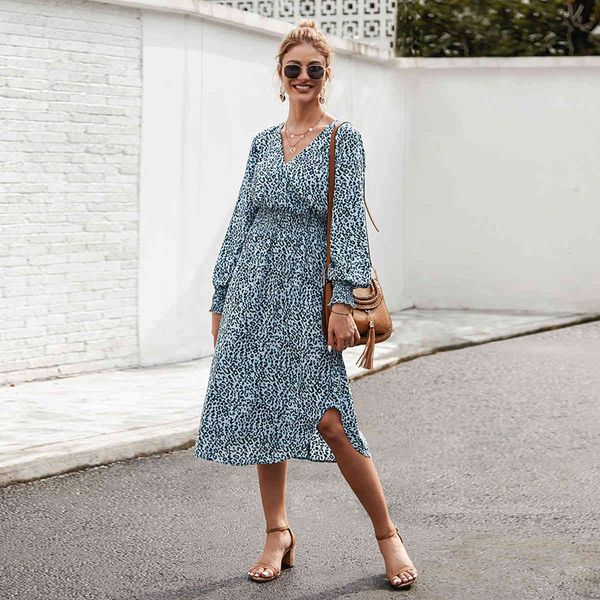 casual dresses leopard print female midi spring summer v neck sleeve vestidos boho vintage women long dress q4v9, Black;gray
casual dresses leopard print female midi spring summer v neck sleeve vestidos boho vintage women long dress q4v9, Black;gray