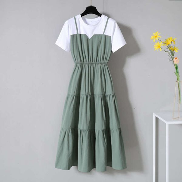 temperament large women's dresses in 2020 summer fashion long two skirt fat sister dress hot, Black;gray
temperament large women's dresses in 2020 summer fashion long two skirt fat sister dress hot, Black;gray