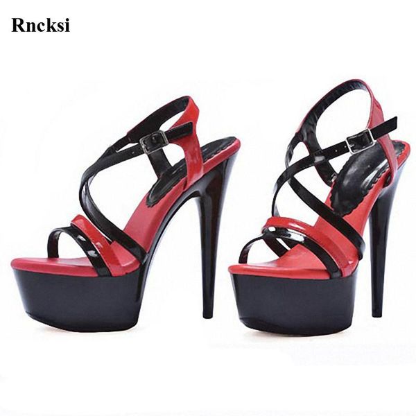 sandals rncksi splice women spring fashion straps high-heeled 15 cm high heels wedding with platform pole dance, Black
sandals rncksi splice women spring fashion straps high-heeled 15 cm high heels wedding with platform pole dance, Black