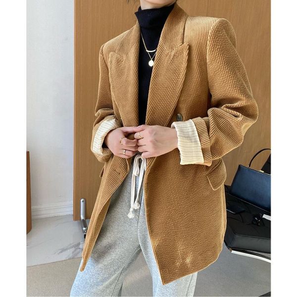 women's suits & blazers casual loose woman blazer simple vintage fashion long sleeve femme clothing db60xf, White;black
women's suits & blazers casual loose woman blazer simple vintage fashion long sleeve femme clothing db60xf, White;black