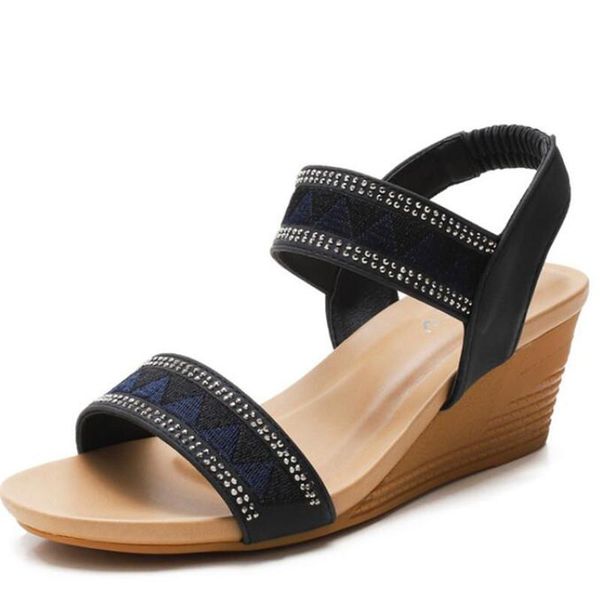 wedge sandals women 2021 summer thick bottom all-match platform womens sandals fashion casual platform shoes women's slippers, Black
wedge sandals women 2021 summer thick bottom all-match platform womens sandals fashion casual platform shoes women's slippers, Black
