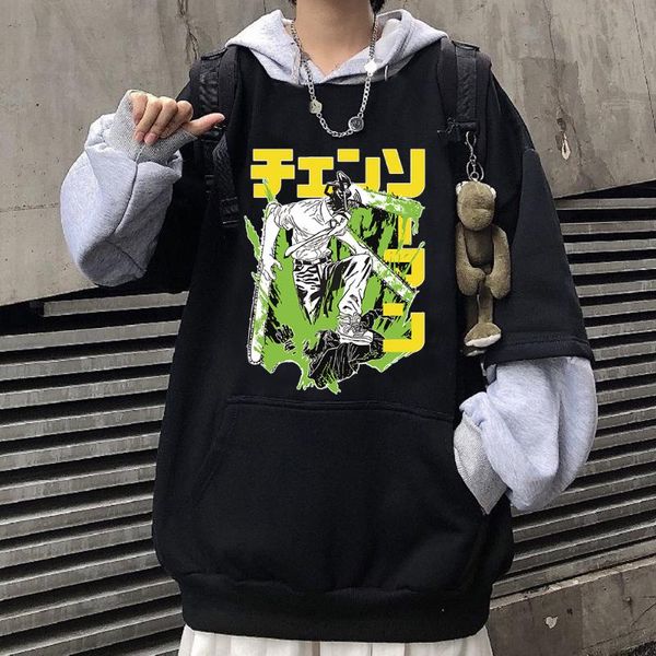 men's hoodies & sweatshirts anime chainsaw man printed sweatshirt harajuku streetwear casual pullover, Black
men's hoodies & sweatshirts anime chainsaw man printed sweatshirt harajuku streetwear casual pullover, Black
