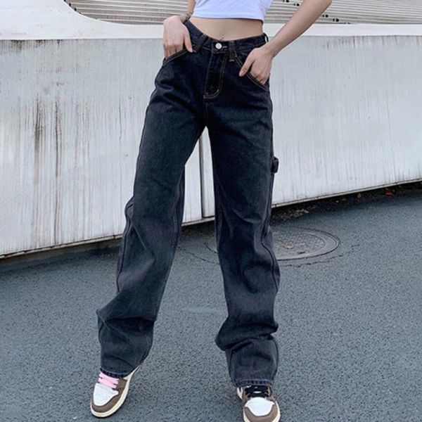 women's jeans woman mom casual pants boyfriend high waist denim 2021 autumn retro solid comfortable female gray, Blue
women's jeans woman mom casual pants boyfriend high waist denim 2021 autumn retro solid comfortable female gray, Blue