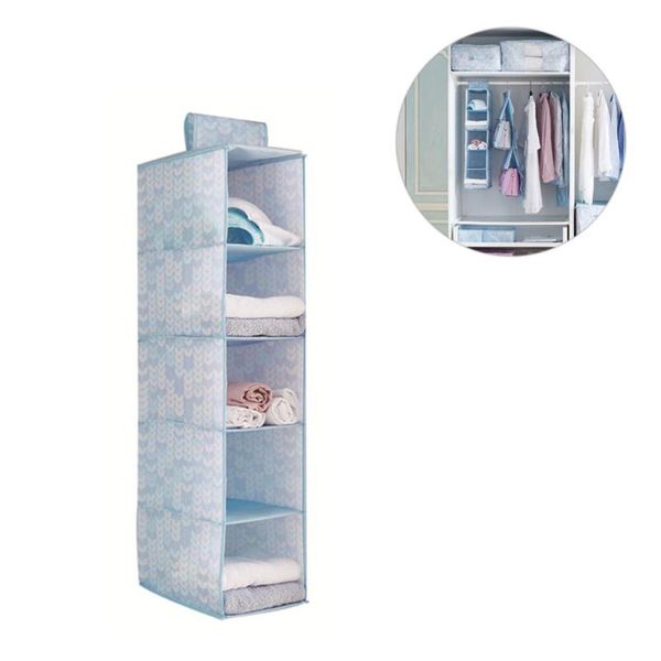 oxford cloth five layers hanging bags washable foldable wardrobe closet hanging storage organizer bag (blue)
oxford cloth five layers hanging bags washable foldable wardrobe closet hanging storage organizer bag (blue)