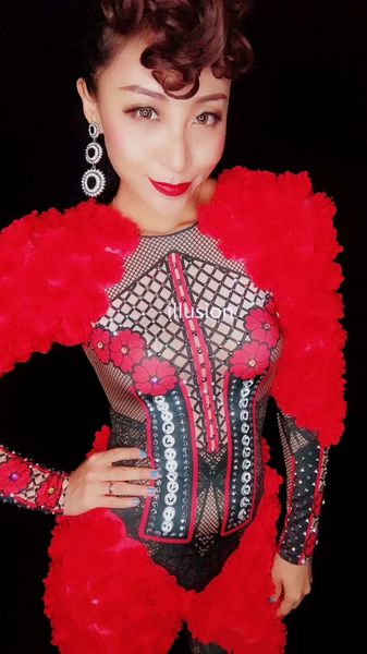 red flowers rhinestones rivet jumpsuit women appliques womens birthday celebrate one piece costume nightclub dance outfits, Black;red
red flowers rhinestones rivet jumpsuit women appliques womens birthday celebrate one piece costume nightclub dance outfits, Black;red