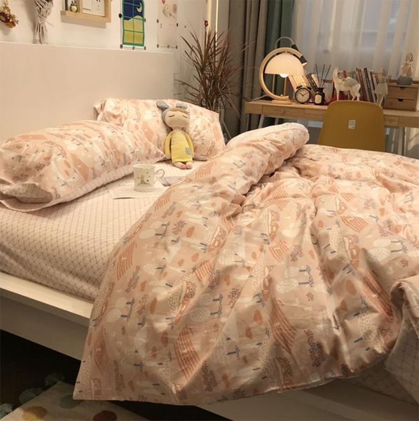 nordic rustic forest flower bedding set,modern design cotton twin full king home textile bed sheet pillow case quilt cover
nordic rustic forest flower bedding set,modern design cotton twin full king home textile bed sheet pillow case quilt cover