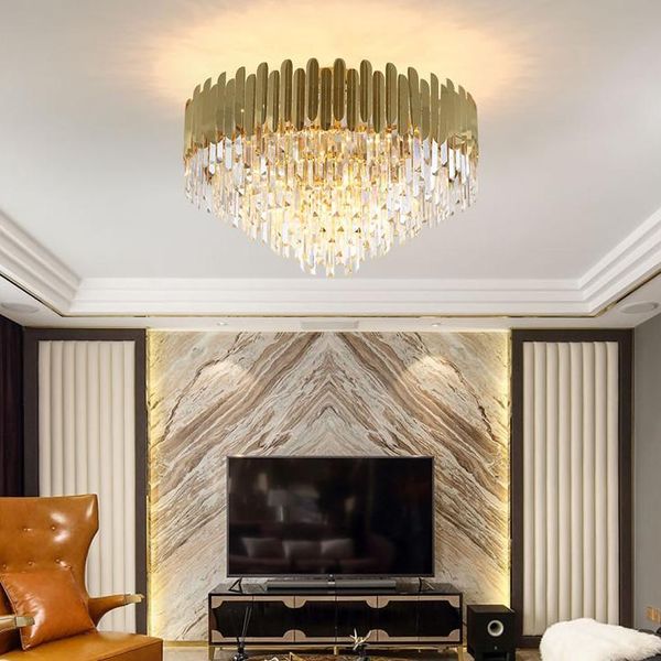 ceiling lights led postmodern crystal golden stainless steel lights.ceiling lamp lamparas de techo for foyer
ceiling lights led postmodern crystal golden stainless steel lights.ceiling lamp lamparas de techo for foyer