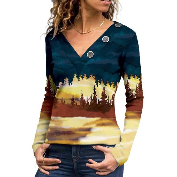 women's blouses & shirts vintage printed women blouse 2021 autumn v neck long-sleeved pullover ladies shirt fashion casual street femal, White
women's blouses & shirts vintage printed women blouse 2021 autumn v neck long-sleeved pullover ladies shirt fashion casual street femal, White