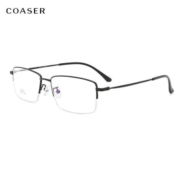 fashion sunglasses frames optical glasses frame men ultralight half metal finished myopia gray square, Black
fashion sunglasses frames optical glasses frame men ultralight half metal finished myopia gray square, Black