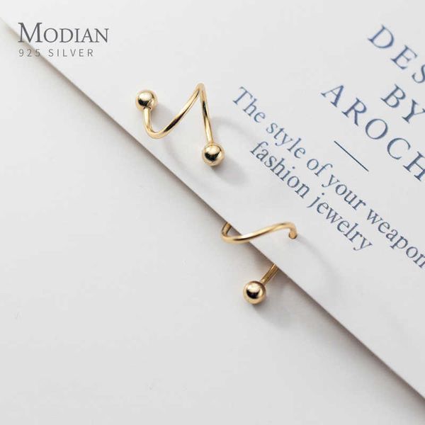 trendy 925 sterling silver geometric wave line stud earring for women minimalist fashion fine jewelry brincos 210707, Golden;silver
trendy 925 sterling silver geometric wave line stud earring for women minimalist fashion fine jewelry brincos 210707, Golden;silver