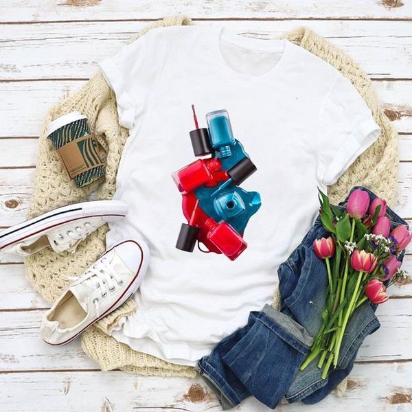 women graphic 3d fingernail fashion 90s print lady summer t-shirt shirt lady clothes womens clothing tee female t shirt, White
women graphic 3d fingernail fashion 90s print lady summer t-shirt shirt lady clothes womens clothing tee female t shirt, White