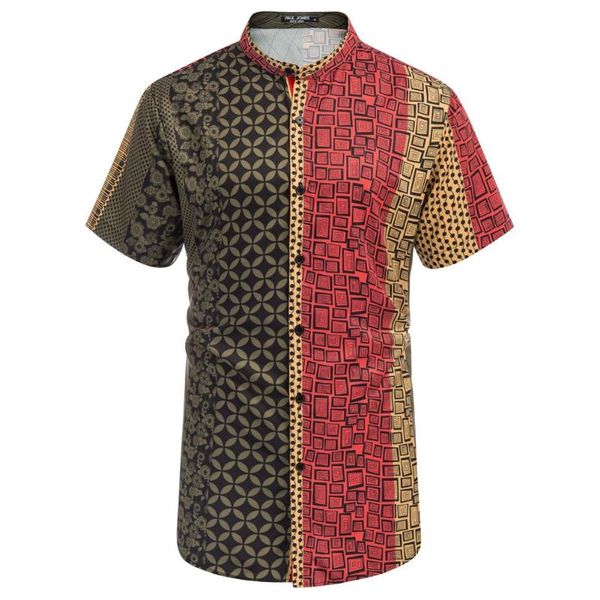 men's casual shirts summer men africa print shirt short sleeve stand collar curved hem thigh length loose retro breathable beach wear, White;black
men's casual shirts summer men africa print shirt short sleeve stand collar curved hem thigh length loose retro breathable beach wear, White;black