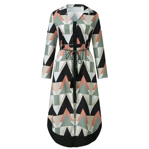 summer women casual shirt dress feminino print turndown collar plus size ladies long dress vestido mujer women clothing, Black;gray
summer women casual shirt dress feminino print turndown collar plus size ladies long dress vestido mujer women clothing, Black;gray