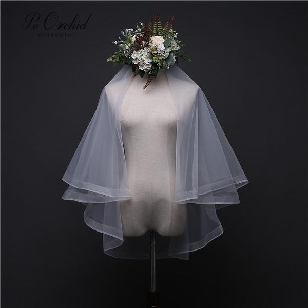 bridal veils peorchid white wedding with comb simple two layer short bride veil acsesorio de novia 2021 arrival, Black
bridal veils peorchid white wedding with comb simple two layer short bride veil acsesorio de novia 2021 arrival, Black