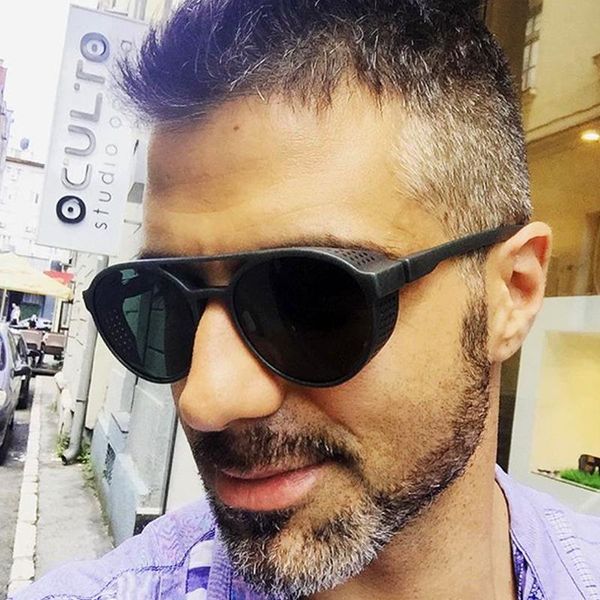 sunglasses 2021 fashion driving steampunk style round metal frame men women designer windproof goggles gafas de sol, White;black
sunglasses 2021 fashion driving steampunk style round metal frame men women designer windproof goggles gafas de sol, White;black