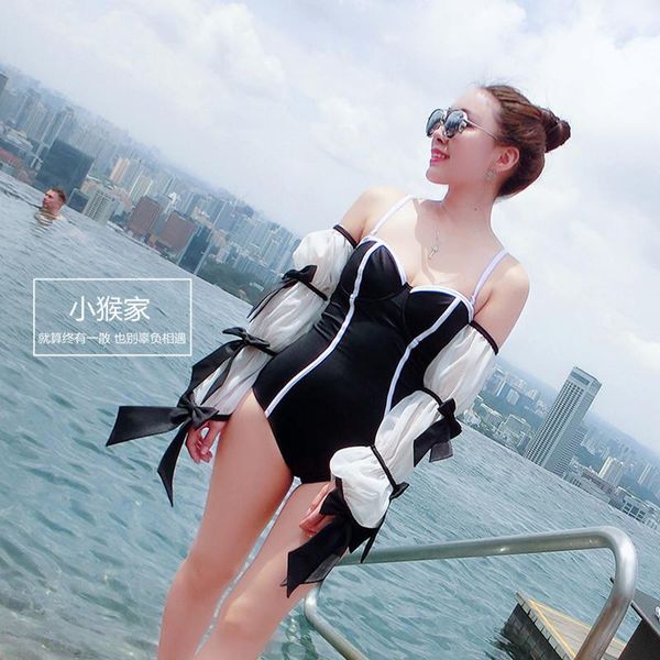 swimwear long mesh sleeve swimsuit high waist beachwear push up one-piece lolita women swimsuit japanese style
swimwear long mesh sleeve swimsuit high waist beachwear push up one-piece lolita women swimsuit japanese style