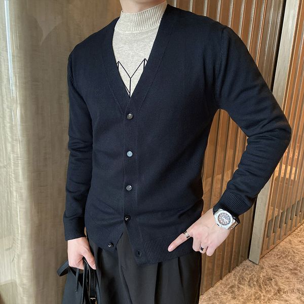 New 6 Cores Coreano Fino Ajuste Simples Cardigan Roupas Masculinas Quente Nico Malha Suteres Decote Em B0WB, White;black
New 6 Cores Coreano Fino Ajuste Simples Cardigan Roupas Masculinas Quente Nico Malha Suteres Decote Em B0WB, White;black