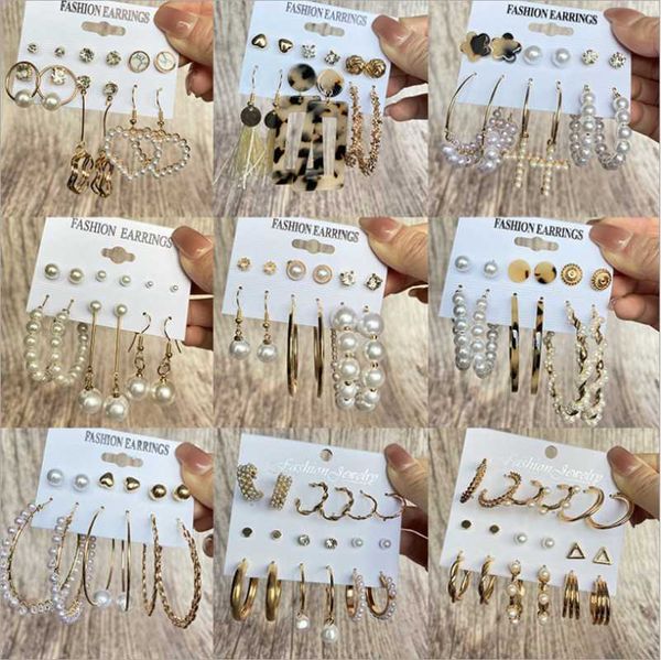 hoop & huggie pearl earrings 6 pairs suit ear studs fashion exaggeration personality simplicity big circle acrylic bu, Golden;silver
hoop & huggie pearl earrings 6 pairs suit ear studs fashion exaggeration personality simplicity big circle acrylic bu, Golden;silver