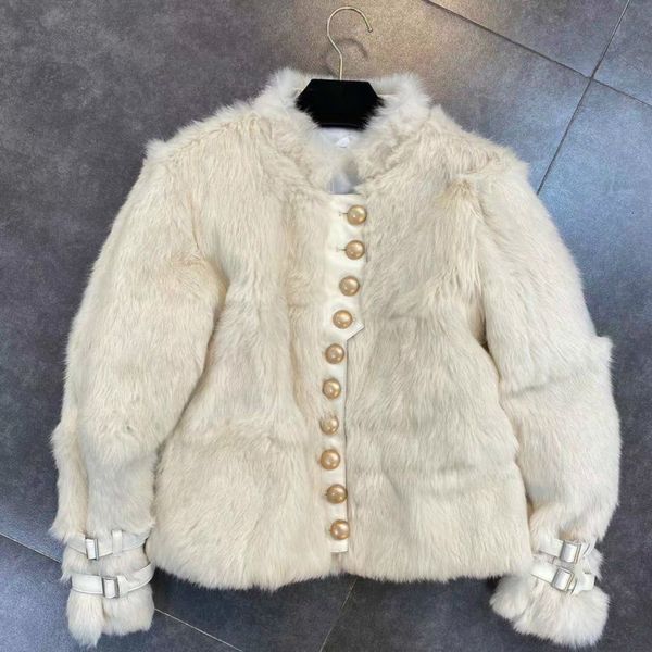 2021 Winter New Fashion Single-sleeve Collar Breasted Buckle Leather Royal Rabbit Casual Jacket Jz29, Black
2021 Winter New Fashion Single-sleeve Collar Breasted Buckle Leather Royal Rabbit Casual Jacket Jz29, Black