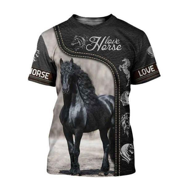 men's t-shirts cloocl men t-shirt love horse 3d print animal short sleeve tee shirts fashion casual streetwear summer, White;black
men's t-shirts cloocl men t-shirt love horse 3d print animal short sleeve tee shirts fashion casual streetwear summer, White;black