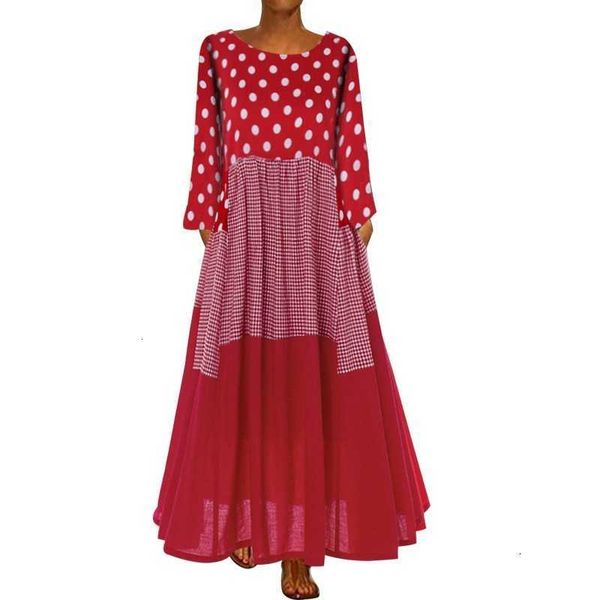 casual dresses autumn polka dot for women o-neck long sleeve vintage elegant ladies es plus size maxi femme hkr4, Black;gray
casual dresses autumn polka dot for women o-neck long sleeve vintage elegant ladies es plus size maxi femme hkr4, Black;gray