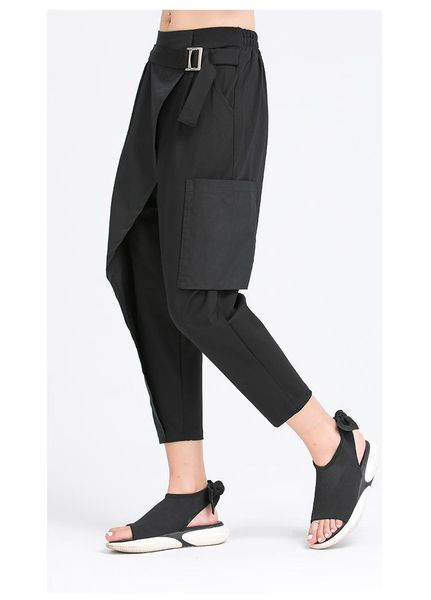 women's pants & capris 2021 spring and autumn style personalized splicing nine point casual fashion harem street cool elastic waist leg, Black;white
women's pants & capris 2021 spring and autumn style personalized splicing nine point casual fashion harem street cool elastic waist leg, Black;white