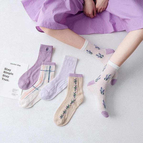 socks & hosiery 1 pair summer mesh middle tube women purple casual florall print breathable girls cute sweet comfortable, Black;white
socks & hosiery 1 pair summer mesh middle tube women purple casual florall print breathable girls cute sweet comfortable, Black;white