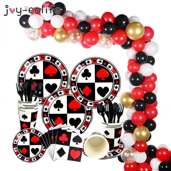 disposable dinnerware casino playing card tableware paper cups plates napkins birthday party decoration poker theme supplies
disposable dinnerware casino playing card tableware paper cups plates napkins birthday party decoration poker theme supplies