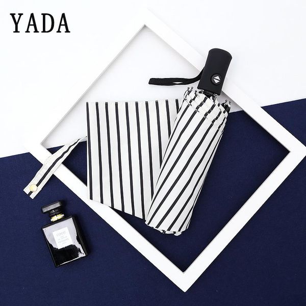umbrellas yada design stripe pattern folding rain sun automatic umbrella for women uv rainproof protection parasol yd080
umbrellas yada design stripe pattern folding rain sun automatic umbrella for women uv rainproof protection parasol yd080