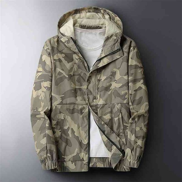 camouflage hooded jacket men's spring korean outdoors casual streetwear male breathable military camouflage windbreakers 210923, Black;brown
camouflage hooded jacket men's spring korean outdoors casual streetwear male breathable military camouflage windbreakers 210923, Black;brown