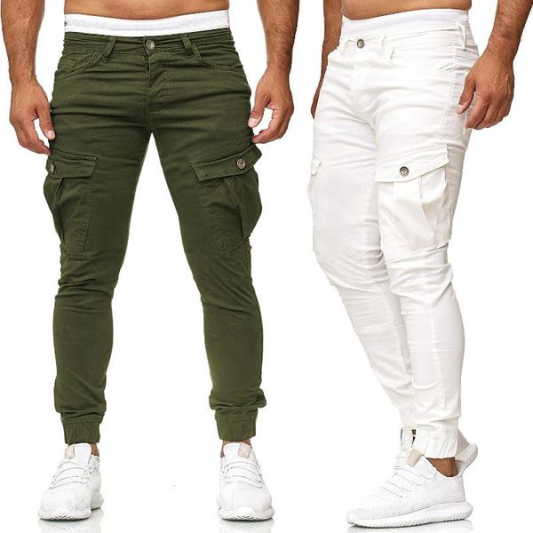 men's pants men streetwear joggers sweatpants tactical hip hop loose pleated elastic waist full length chandal button, Black
men's pants men streetwear joggers sweatpants tactical hip hop loose pleated elastic waist full length chandal button, Black