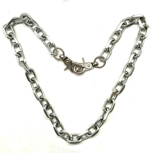 chains handmade men women punk chain necklace street choker metal collar gothic kolye hip hop ketting, Silver
chains handmade men women punk chain necklace street choker metal collar gothic kolye hip hop ketting, Silver
