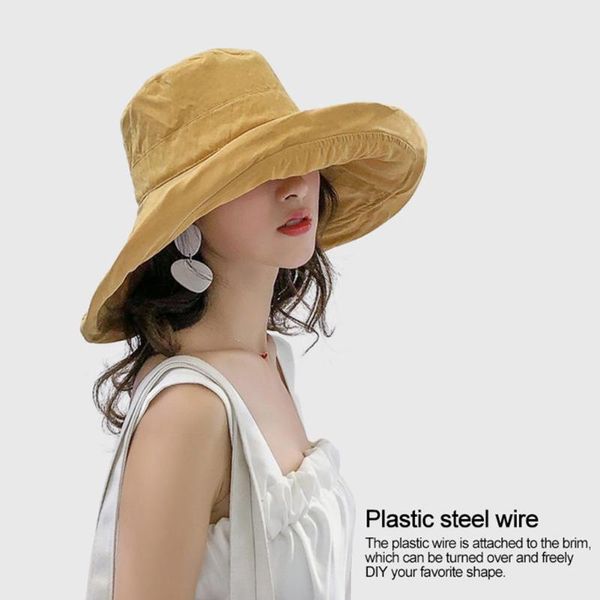 outdoor hats 2021 fashion exquisite sun protection big brim sunhat double faced cotton linen bucket hat for women hang out, Black;white
outdoor hats 2021 fashion exquisite sun protection big brim sunhat double faced cotton linen bucket hat for women hang out, Black;white
