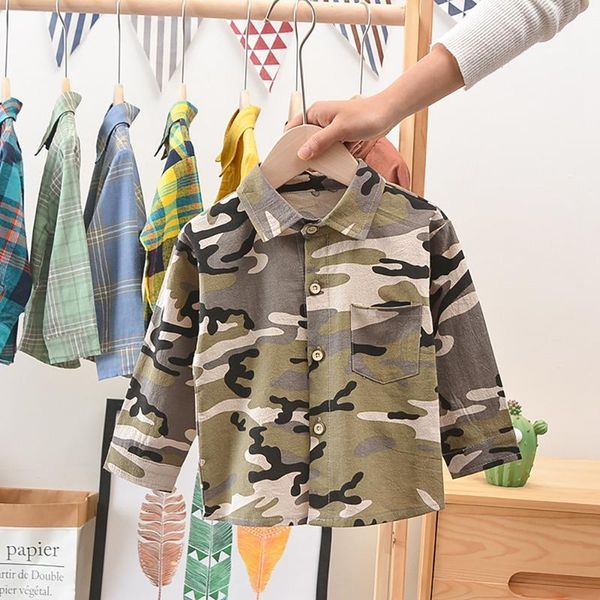 shirts spring and autumn boys camouflage lapel long sleeve shirt baby cartoon letter children's, White;black
shirts spring and autumn boys camouflage lapel long sleeve shirt baby cartoon letter children's, White;black